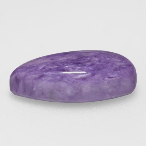 Charoíta violeta natural 5,43ct, forma extravagante, opaco