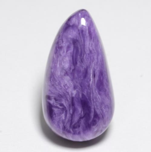 Charoite Violeta médio Natural 6.43ct, Forma extravagante, Opaco