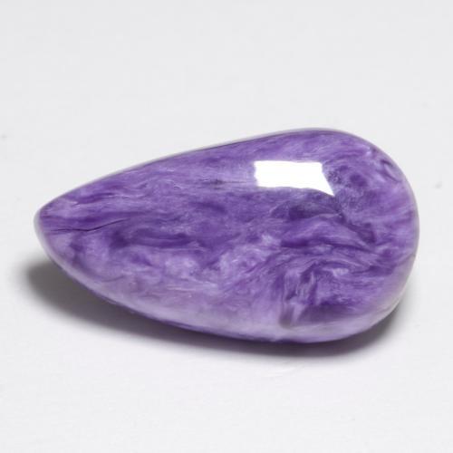 Charoite Violeta médio Natural 6.43ct, Forma extravagante, Opaco