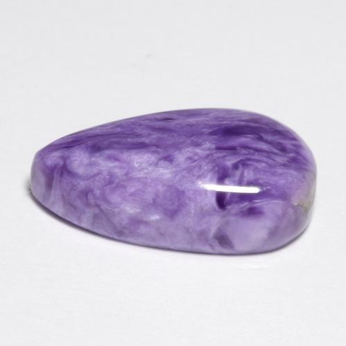 Charoite Violeta médio Natural 6.43ct, Forma extravagante, Opaco