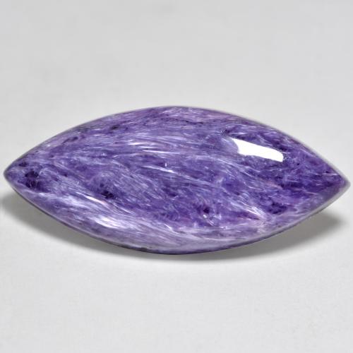 Charoite Violeta médio Natural 12.07ct, Marquesa, Opaco