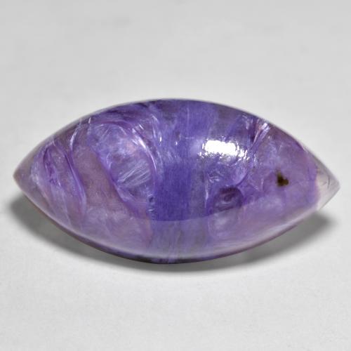 Charoite Veludo Claro Roxo Violeta Natural 15.14ct, Marquesa, Opaco
