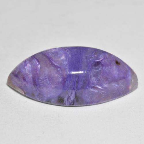 Charoite Veludo Claro Roxo Violeta Natural 15.14ct, Marquesa, Opaco