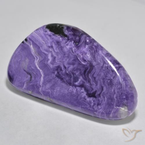 Charoite Violeta médio Natural 44.32ct, Chique, Opaco