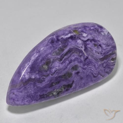Charoite Violeta médio Natural 48.18ct, Chique, Opaco