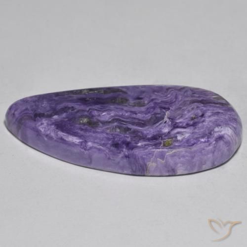 Charoite Violeta médio Natural 48.18ct, Chique, Opaco
