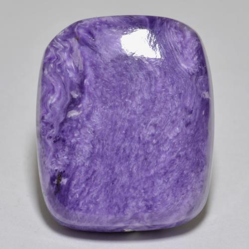 Charoite Aveludado Roxo Violeta Natural 23.02ct, Almofada cortada, Opaco