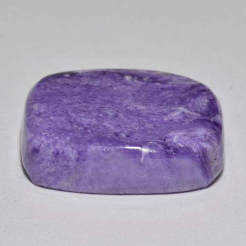 Charoite Aveludado Roxo Violeta Natural 23.02ct, Almofada cortada, Opaco
