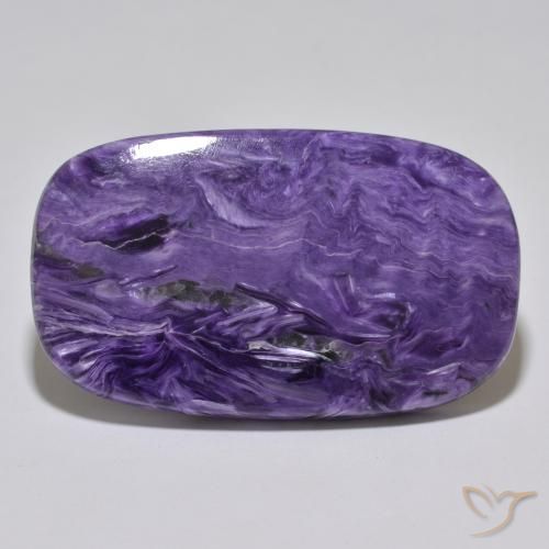 54.42ct Natural Violeta escuro Charoite, Almofada, Opaco