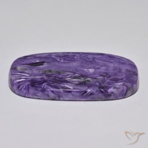 Charoite Violeta escuro Natural 54.42ct, Almofada, Opaco