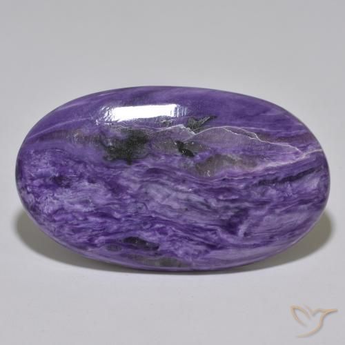 56,5 ct Oval Charoite, 45,2 x 27 mm Da Rússia, Photo A
