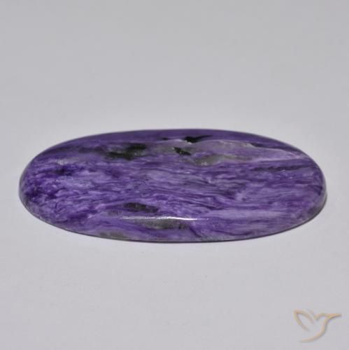 Charoite Violeta médio Natural 56.50ct, oval, Opaco