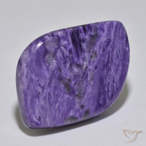 Charoite Aveludado Roxo Violeta Natural 54.20ct, Chique, Opaco