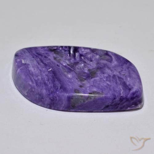 Charoite Aveludado Roxo Violeta Natural 54.20ct, Chique, Opaco