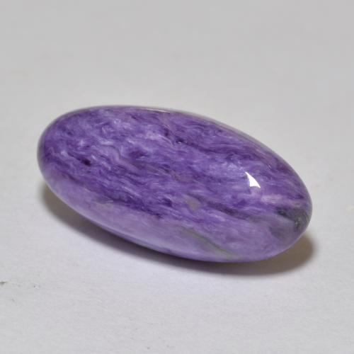 Charoite Violeta médio Natural 5.45ct, Corte Oval, Opaco
