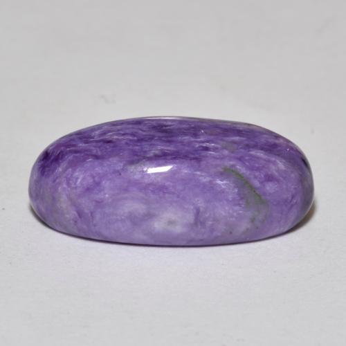Charoite Violeta médio Natural 5.45ct, Corte Oval, Opaco