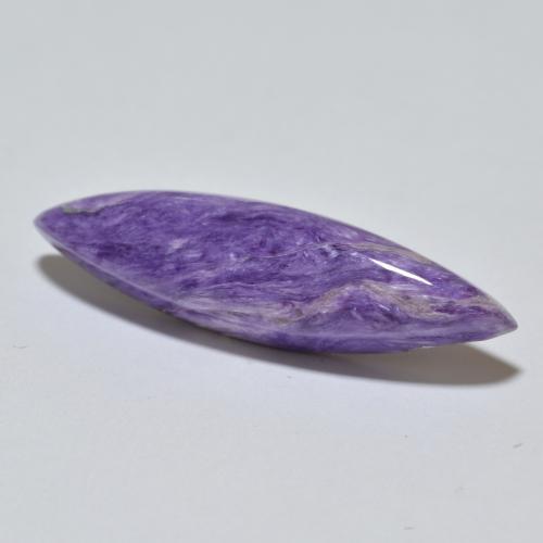Charoite Violeta escuro Natural 11.86ct, Marquesa, Opaco