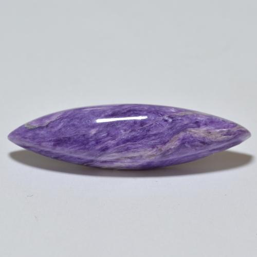 Charoite Violeta escuro Natural 11.86ct, Marquesa, Opaco