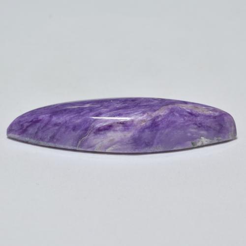 Charoite Violeta escuro Natural 11.86ct, Marquesa, Opaco
