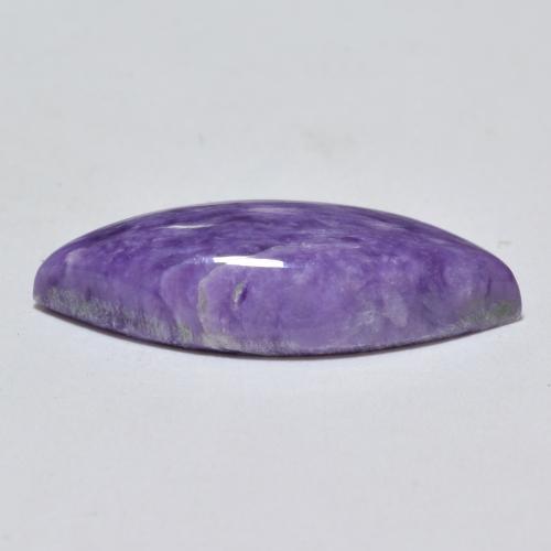 Charoíta Violeta Profundo Natural 5,45ct, Marquesa, Opaco