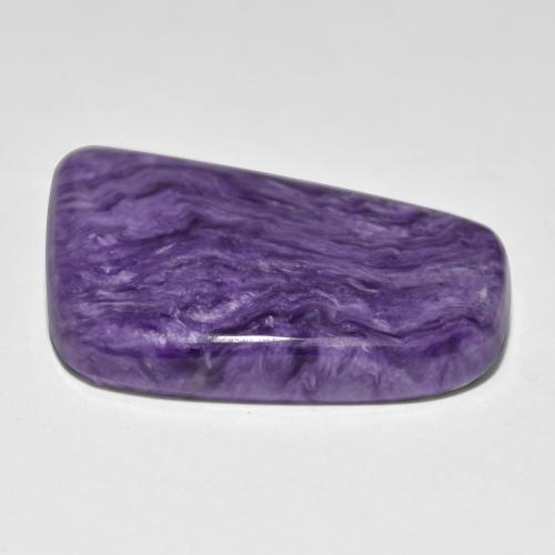 Charoite Violeta escuro Natural 35.97ct, Forma extravagante, Opaco