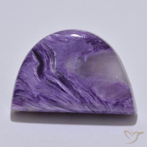 16.25ct Natural Violeta escuro Charoite, Chique, Opaco