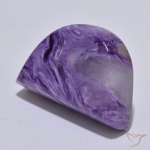 Charoite Violeta escuro Natural 16.25ct, Chique, Opaco