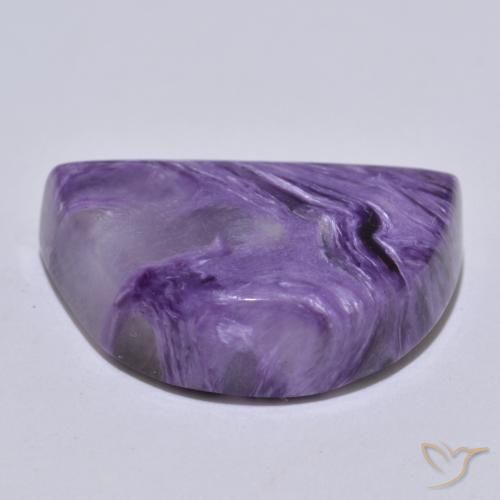 Charoite Violeta escuro Natural 16.25ct, Chique, Opaco