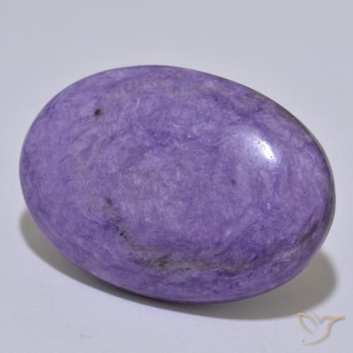 34.16ct Natural Violeta médio Charoite, oval, Opaco
