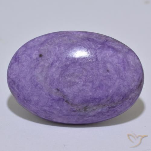 Charoite Violeta médio Natural 34.16ct, oval, Opaco