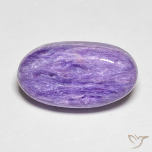 7.23ct Natural Violeta médio Charoite, oval, Opaco