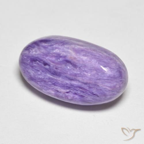 Charoite Violeta médio Natural 7.23ct, oval, Opaco
