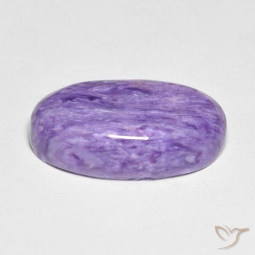 Charoite Violeta médio Natural 7.23ct, oval, Opaco