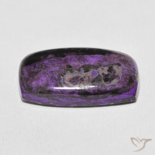 Charoite Violeta Profundo Natural 15.40ct, Almofada, Opaco