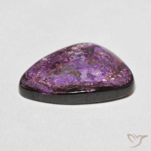 Charoite Aveludado Roxo Violeta Natural 15.58ct, Chique, Opaco