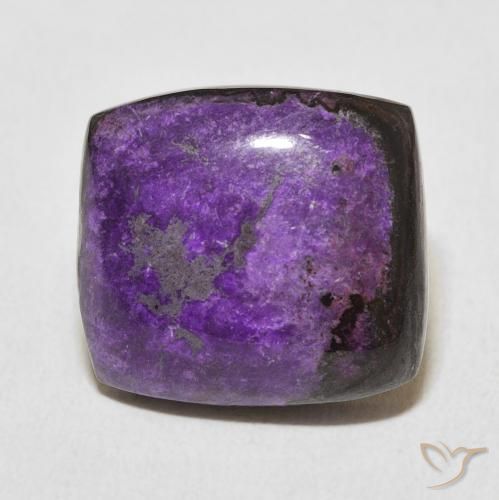 12.90ct Natural Aveludado Roxo Violeta Charoite, Almofada, Opaco