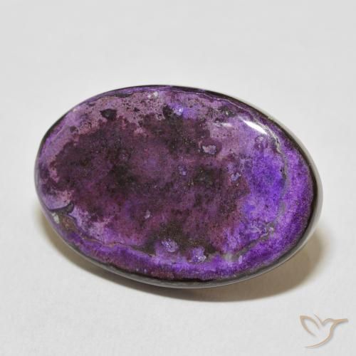 Charoite Medium Dark-Violet Natural 20.25ct, oval, Opaco