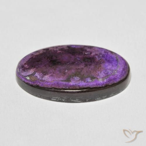Charoite Medium Dark-Violet Natural 20.25ct, oval, Opaco