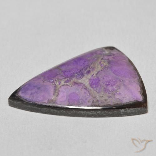 Charoite Violeta Profundo Natural 14.82ct, Trilhão, Opaco