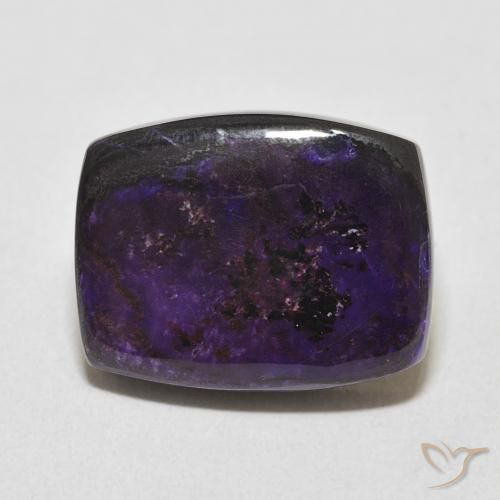 16.25ct Natural Violeta Profundo Charoite, Almofada, Opaco
