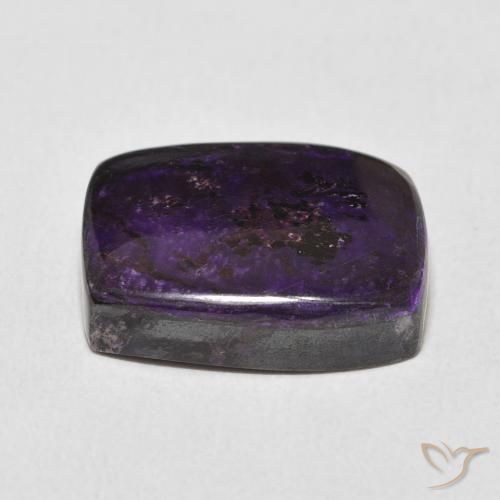 Charoite Violeta Profundo Natural 16.25ct, Almofada, Opaco