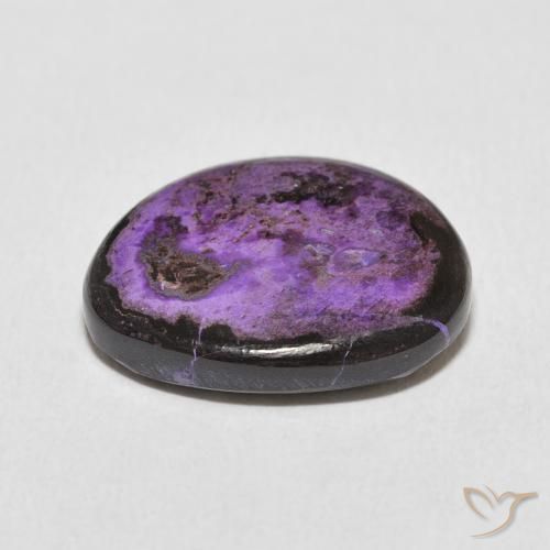 Charoite Aveludado Roxo Violeta Natural 14.04ct, Chique, Opaco
