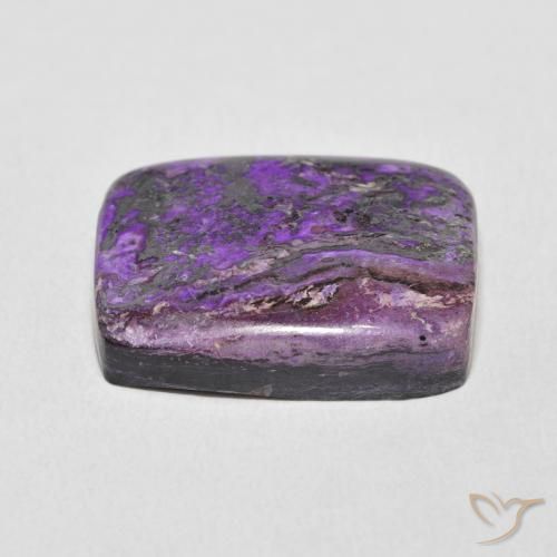 Charoite Violeta médio Natural 16.78ct, Almofada, Opaco