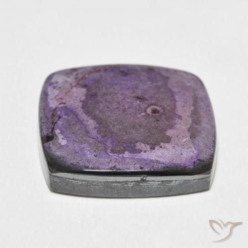 Charoite Malva Violeta Natural 23.80ct, Almofada, Opaco
