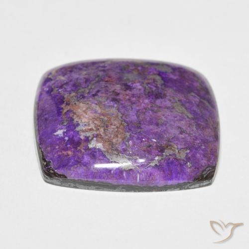 Charoite Violeta escuro Natural 23.25ct, Almofada, Opaco