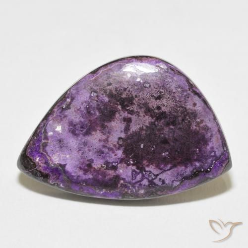 Charoite Aveludado Roxo Violeta Natural 19.52ct, Chique, Opaco
