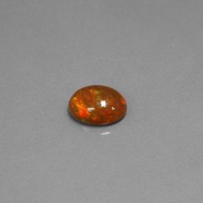 Opala chocolate multicolorido natural 0,82ct, transparente, transparente/translúcido