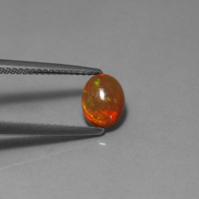 Opala chocolate multicolorido natural 0,82ct, transparente, transparente/translúcido