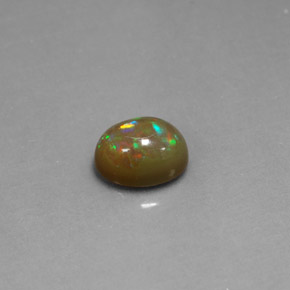 Opala chocolate multicolorido natural 1,03ct, transparente, transparente/translúcido
