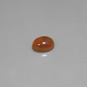 Opala chocolate multicolorido natural 0,63ct, transparente, transparente/translúcido